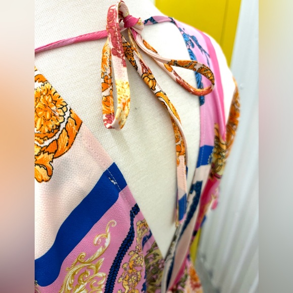 BOHO vibrant pretty print maxi dress - Picture 6 of 16